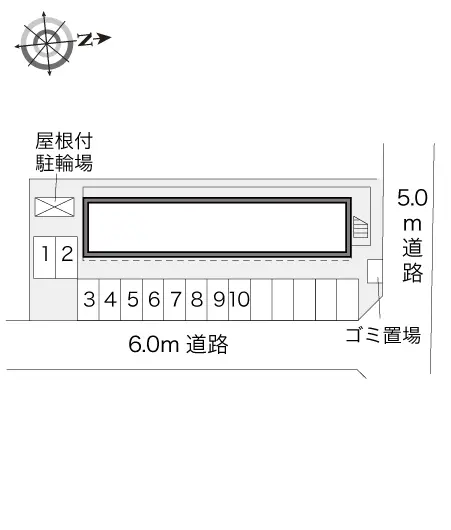 ★手数料０円★国分寺市北町　月極駐車場（LP）